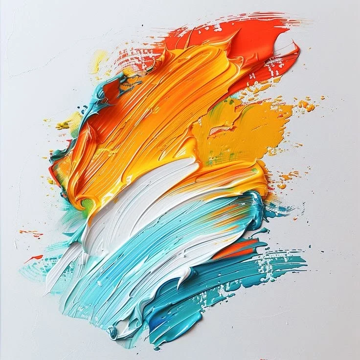 textured oil paint strokes